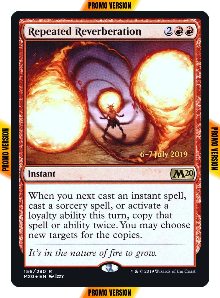 Repeated Reverberation [156s] [Core Set 2020 Promos] [Foil]