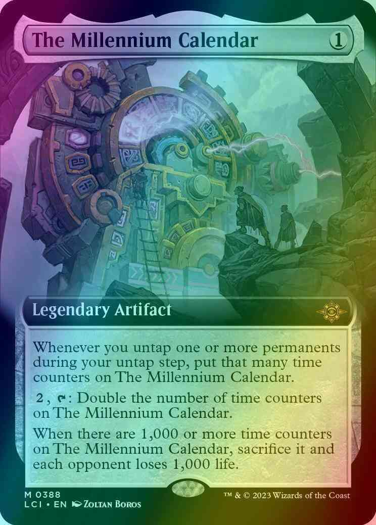 The Millennium Calendar [388] [Extended Art] [The Lost Caverns of Ixalan] [Foil]