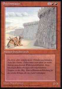 Wall of Stone - German [184] [Foreign Black Border: German] [Non-Foil]