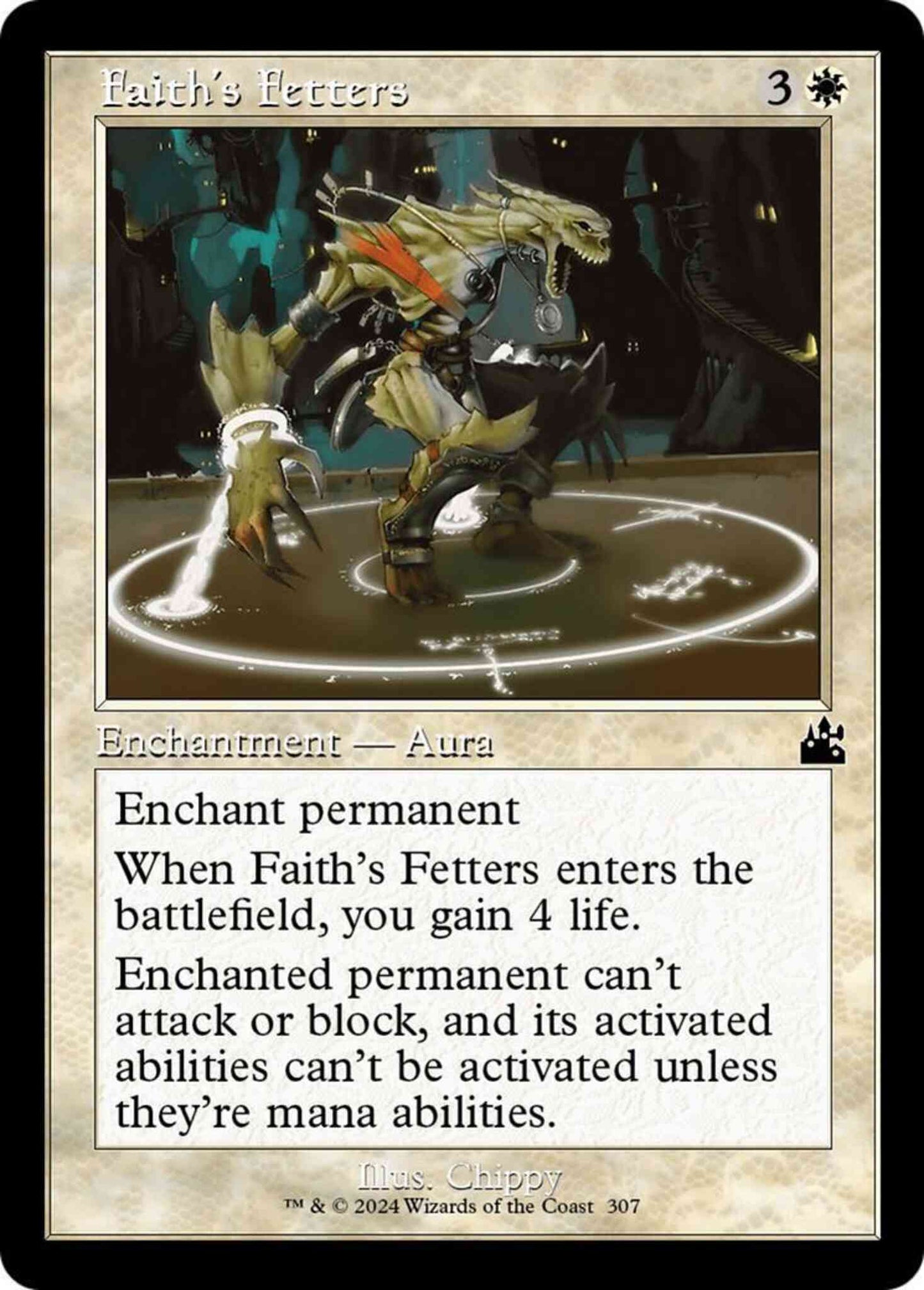 Faith's Fetters [307] [Retro Frame] [Ravnica Remastered] [Non-Foil]