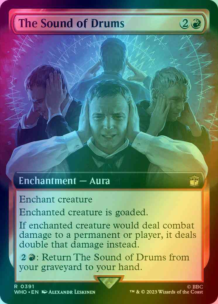 The Sound of Drums [391] [Extended Art] [Universes Beyond: Doctor Who] [Foil]