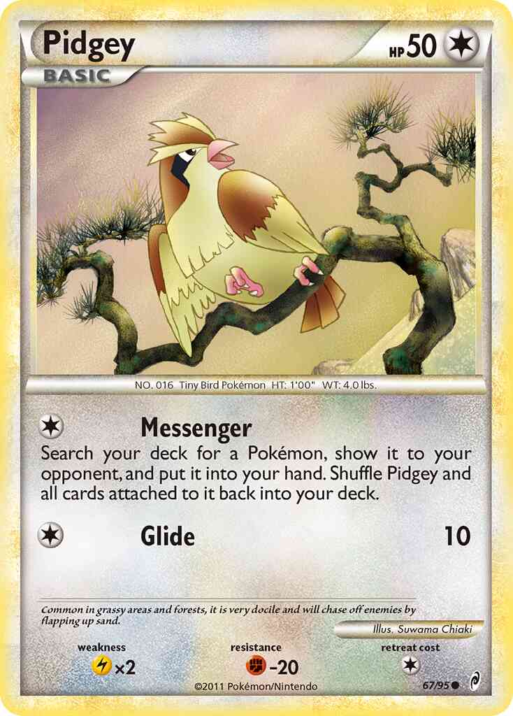 Pidgey - 67/95 - Common [col1-67] [Non-Holo]