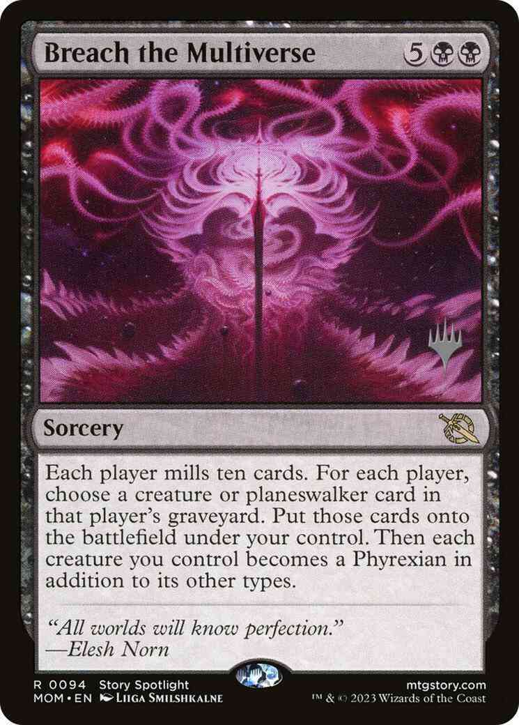 Breach the Multiverse [94p] [Promo Pack] [March of the Machine: Promos] [Non-Foil]