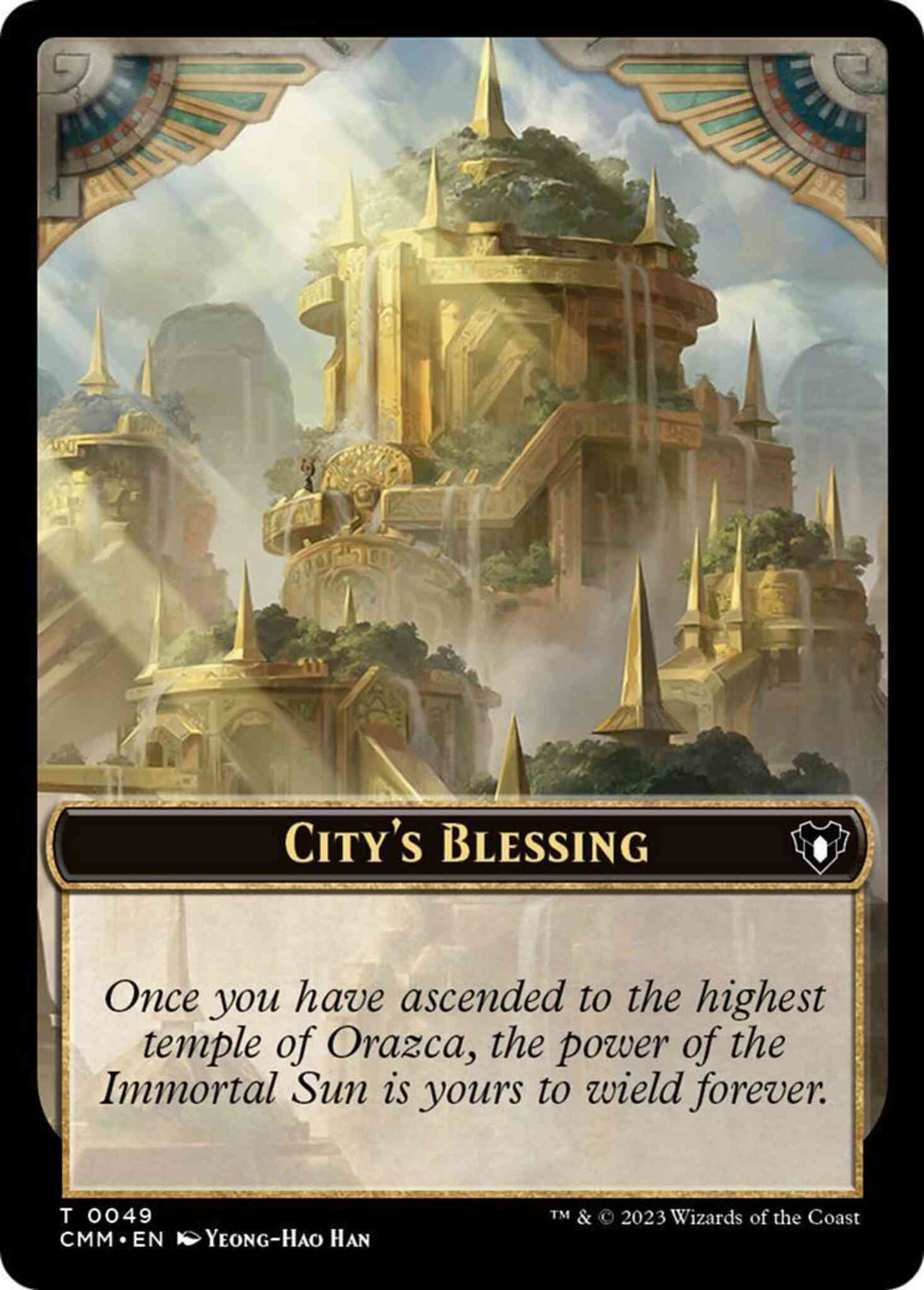City's Blessing Token (49) // Knight Token (07) [Commander Masters: Tokens] [Non-Foil]
