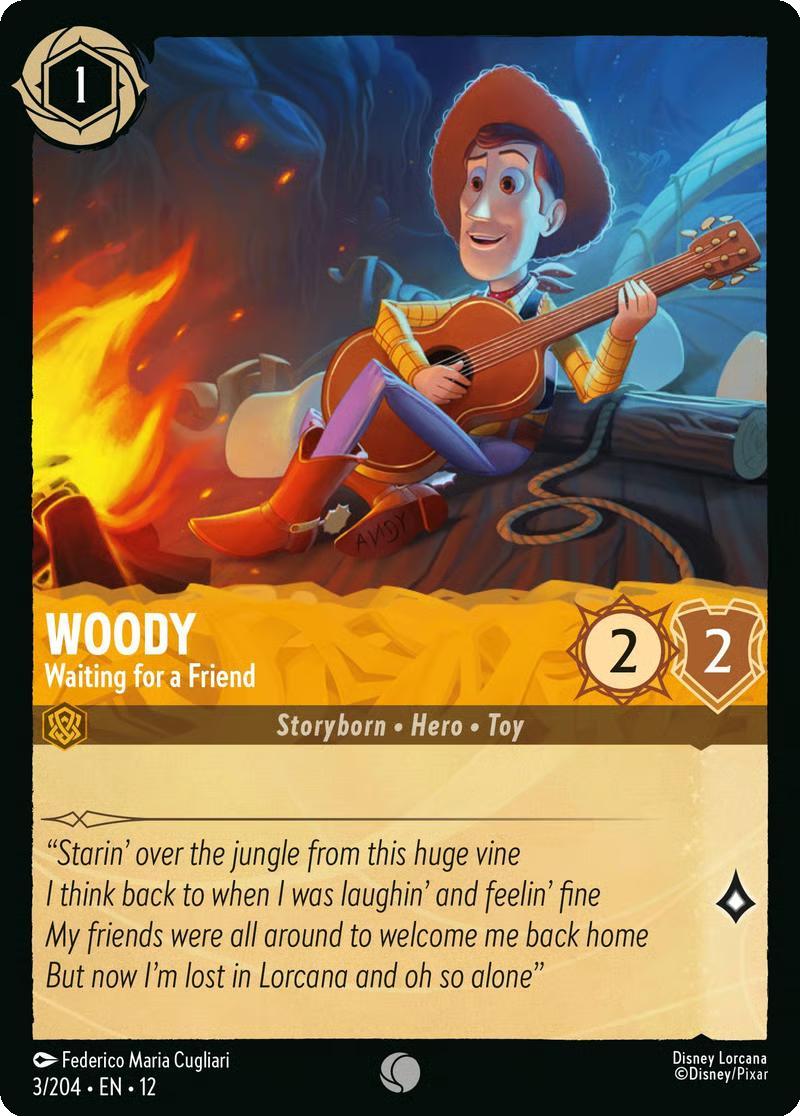 Woody - Waiting for a Friend - 3/204 [Wilds Unknown] [Non-Foil]