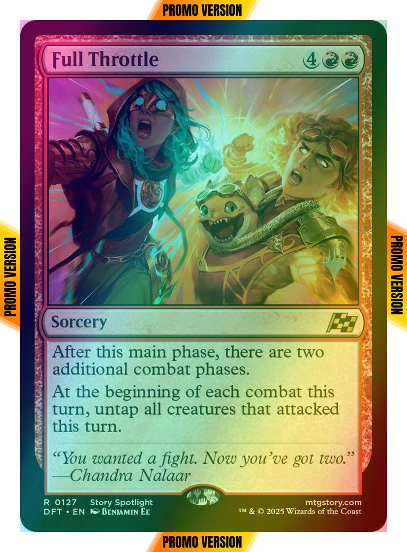 Full Throttle [127p] [Promo Pack] [Aetherdrift: Promos] [Foil]