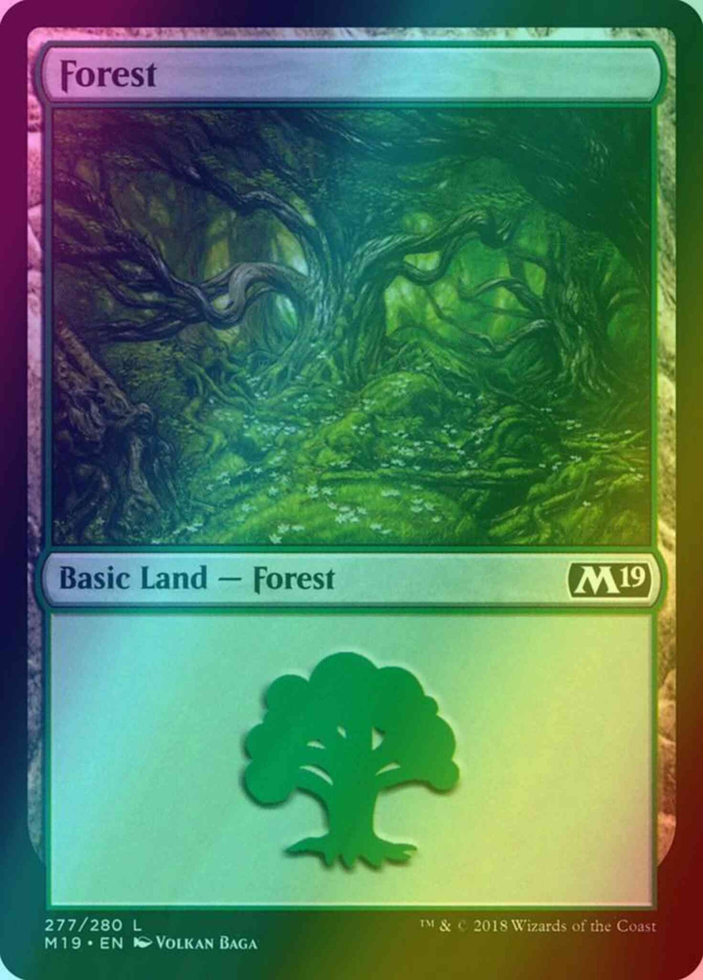 Forest [277] [Core Set 2019] [Foil]