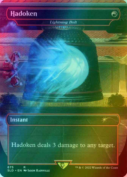hadoken mtg card Printing:PM20 179s Foil Lightning Bolt deals 3 Disney Lorcana - Into golgari