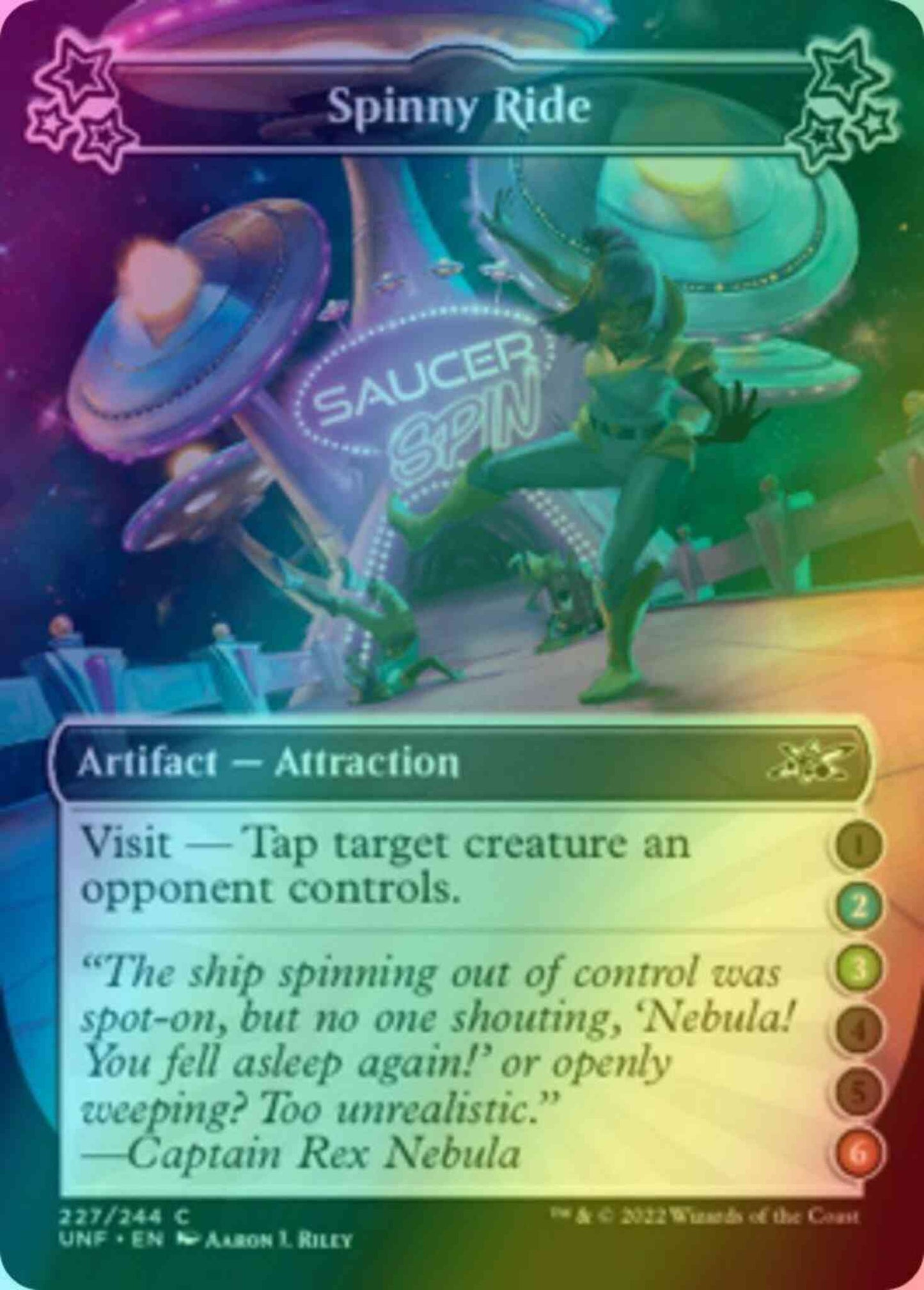 Spinny Ride (2/3/6) [227a] [Borderless] [Unfinity] [Foil]