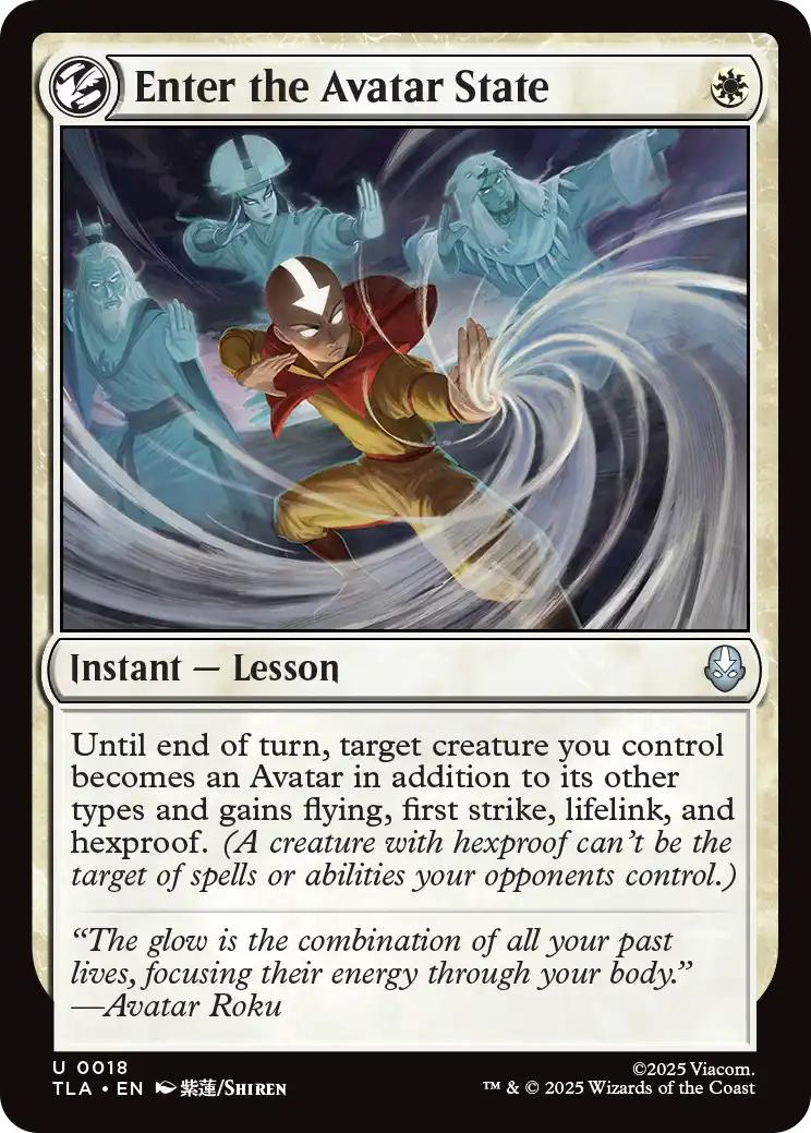 Enter the Avatar State [18] [Avatar: The Last Airbender] [Non-Foil]