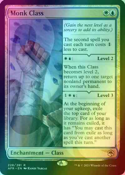 Monk Class [228x] [Ampersand] [Adventures in the Forgotten Realms Promos] [Foil]