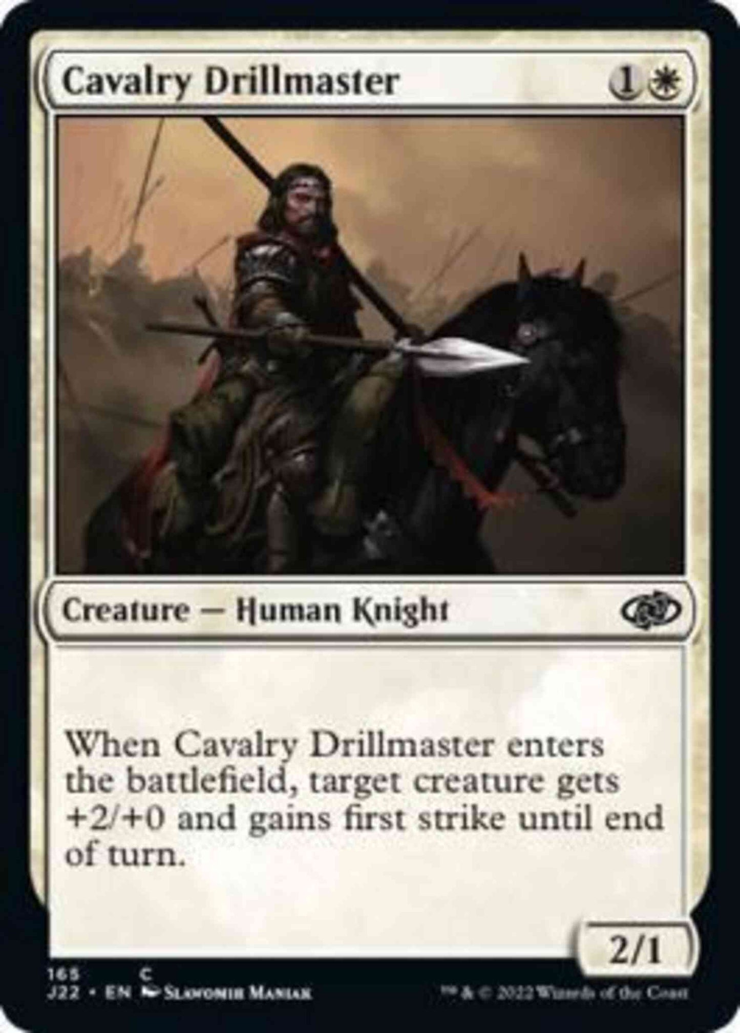 Cavalry Drillmaster [165] [Jumpstart 2022] [Non-Foil]