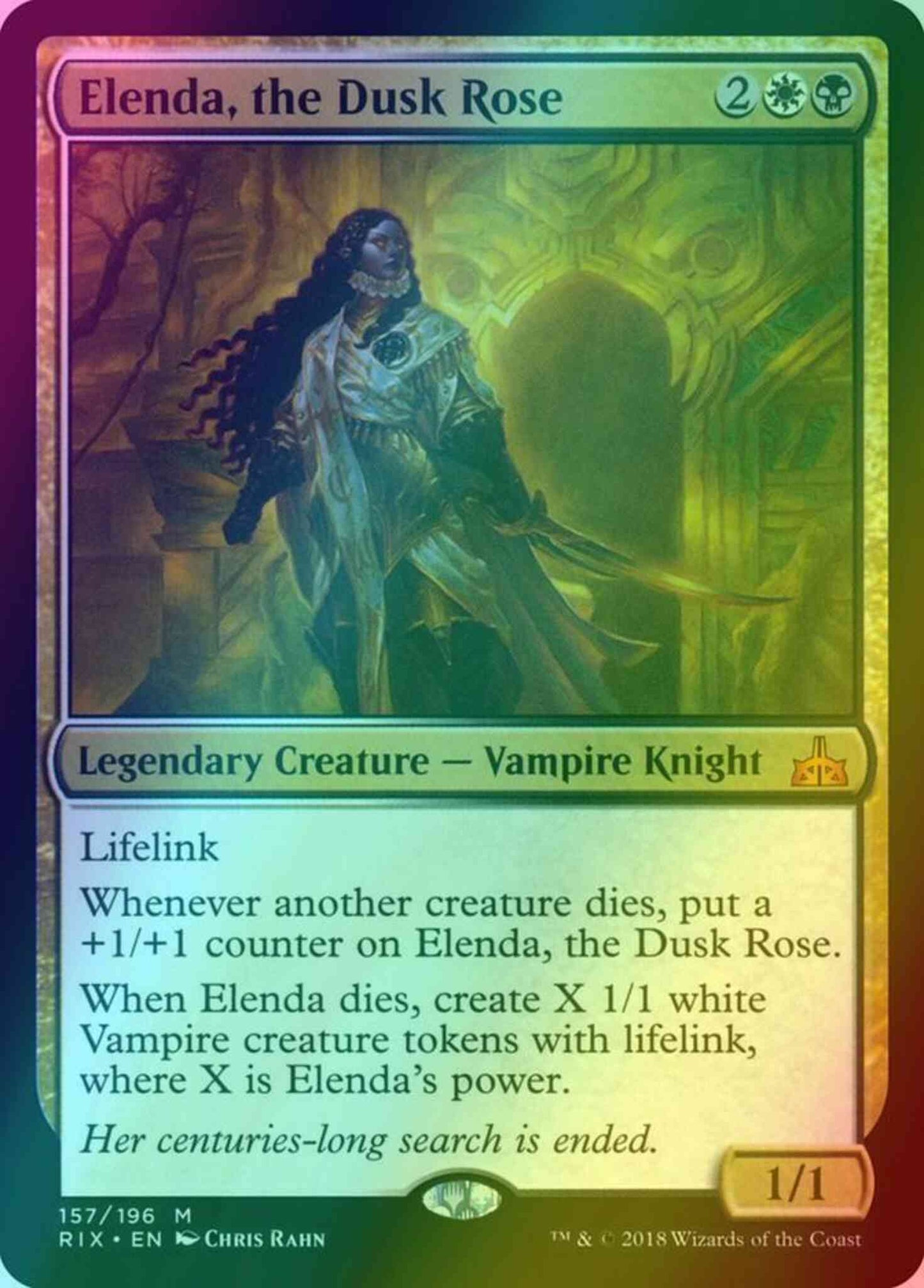 Elenda, the Dusk Rose [157] [Rivals of Ixalan] [Foil]