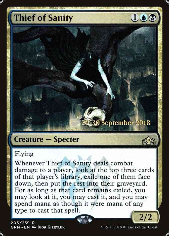 Thief of Sanity [205s] [Guilds of Ravnica Promos] [Foil]