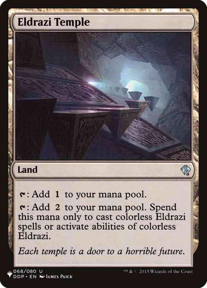 Eldrazi Temple [DDP-68] [The List] [Non-Foil]
