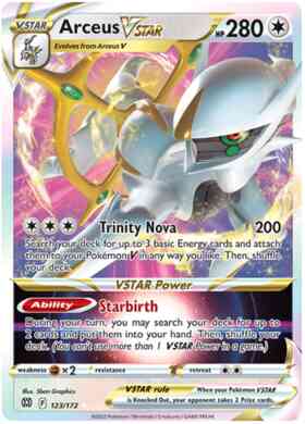 Arceus VSTAR - 123/172 - Rare Holo VSTAR [swsh9-123] [Ultra]