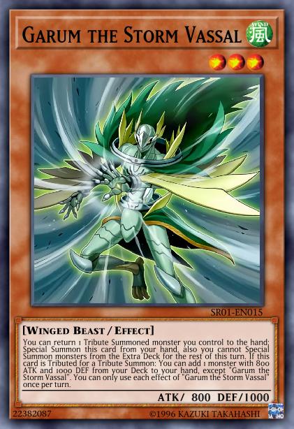 Garum the Storm Vassal - SR01-EN015 - Common - Unlimited