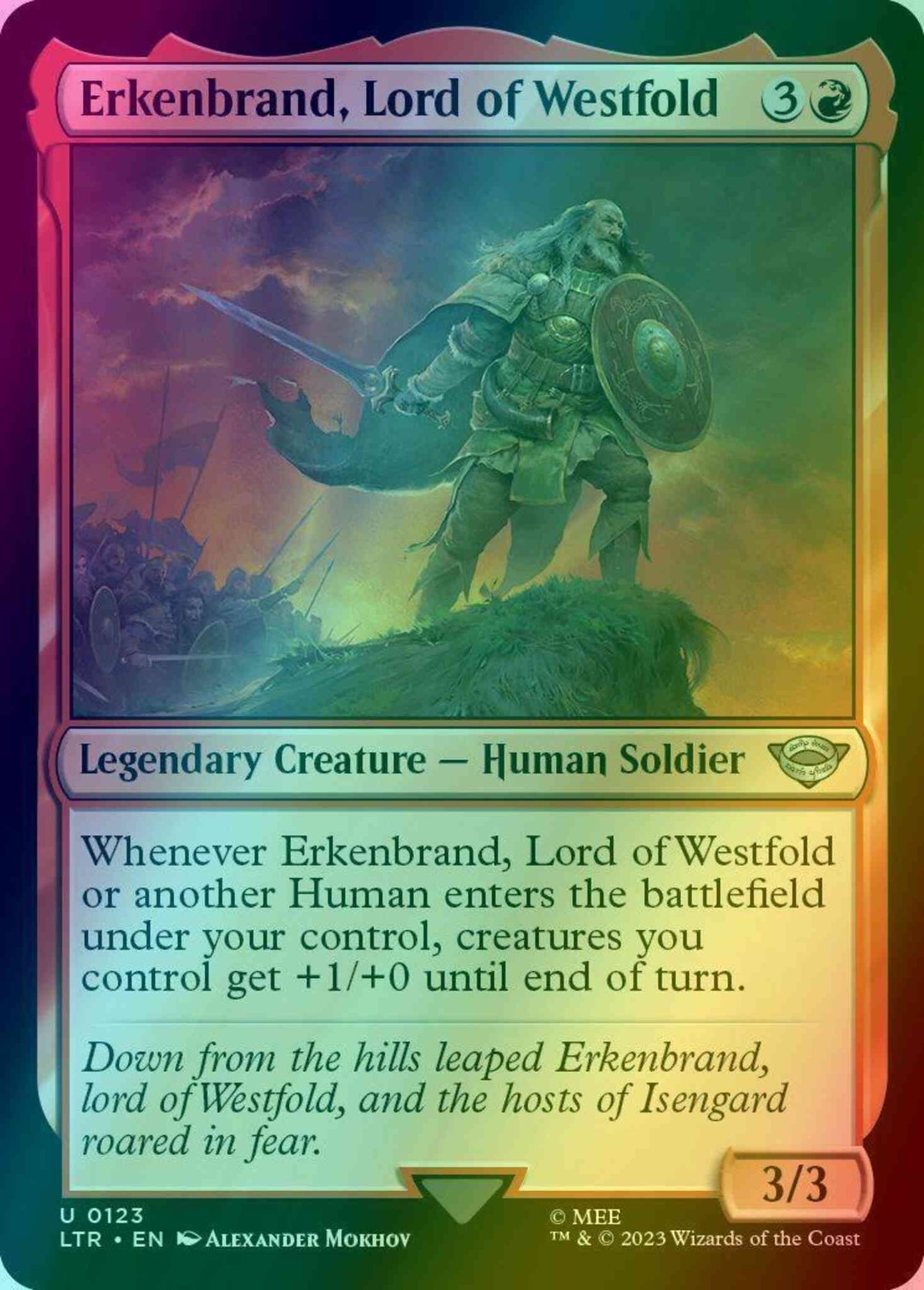 Erkenbrand, Lord of Westfold [123] [The Lord of the Rings: Tales of Middle-earth] [Foil]