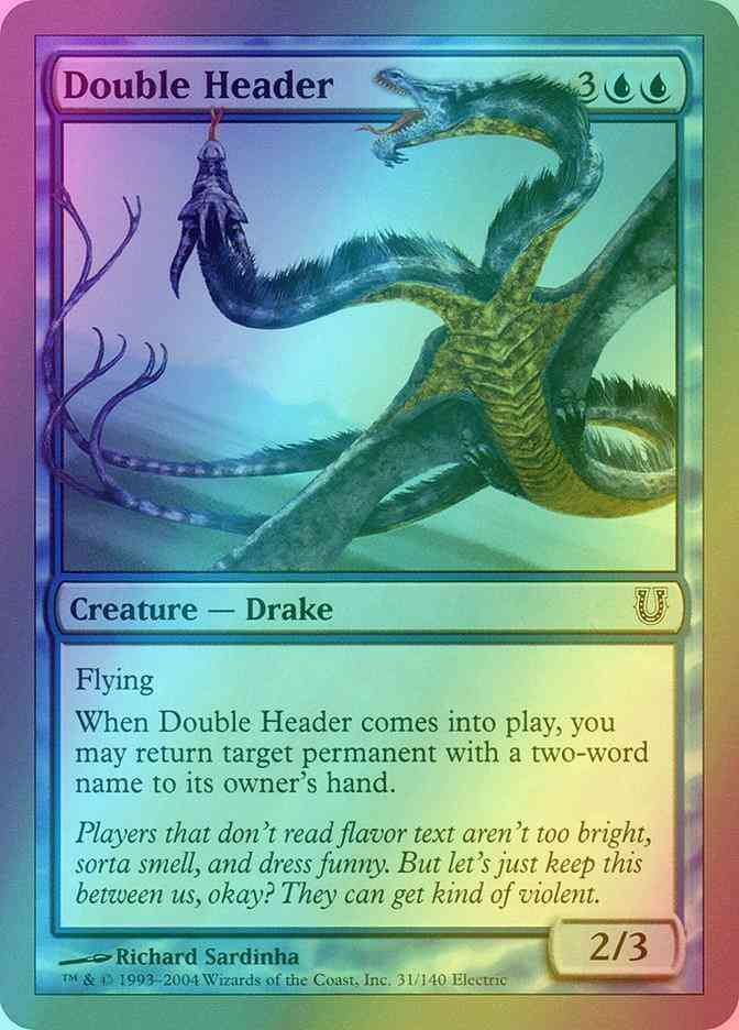 Double Header [31] [Unhinged] [Foil]