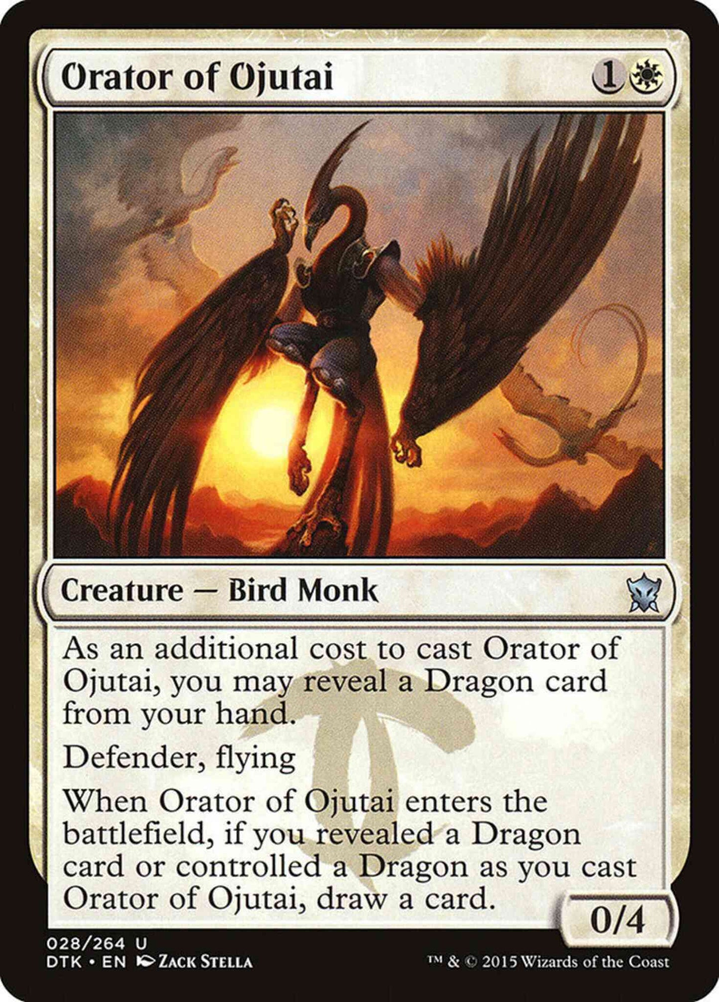 Orator of Ojutai [28] [Dragons Of Tarkir] [Non-Foil]
