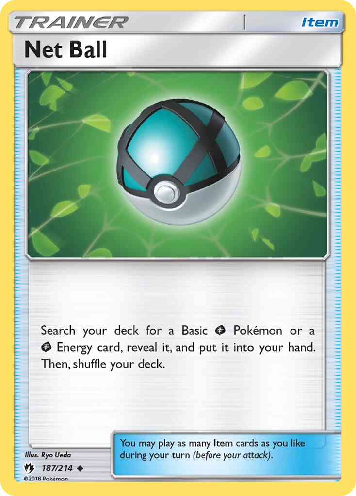 Net Ball - 187/214 - Uncommon [sm8-187] [Reverse Holo]