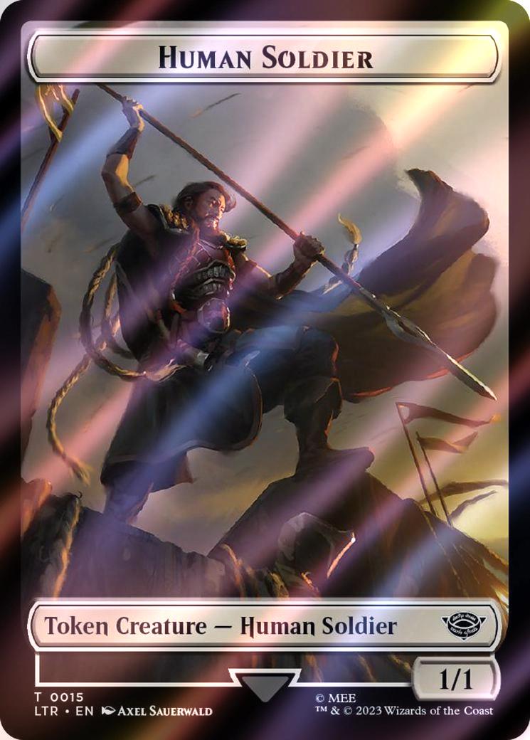 Food Token (23) // Human Soldier Token (15) [The Lord of the Rings: Tales of Middle-earth: Tokens] [Surge Foil]