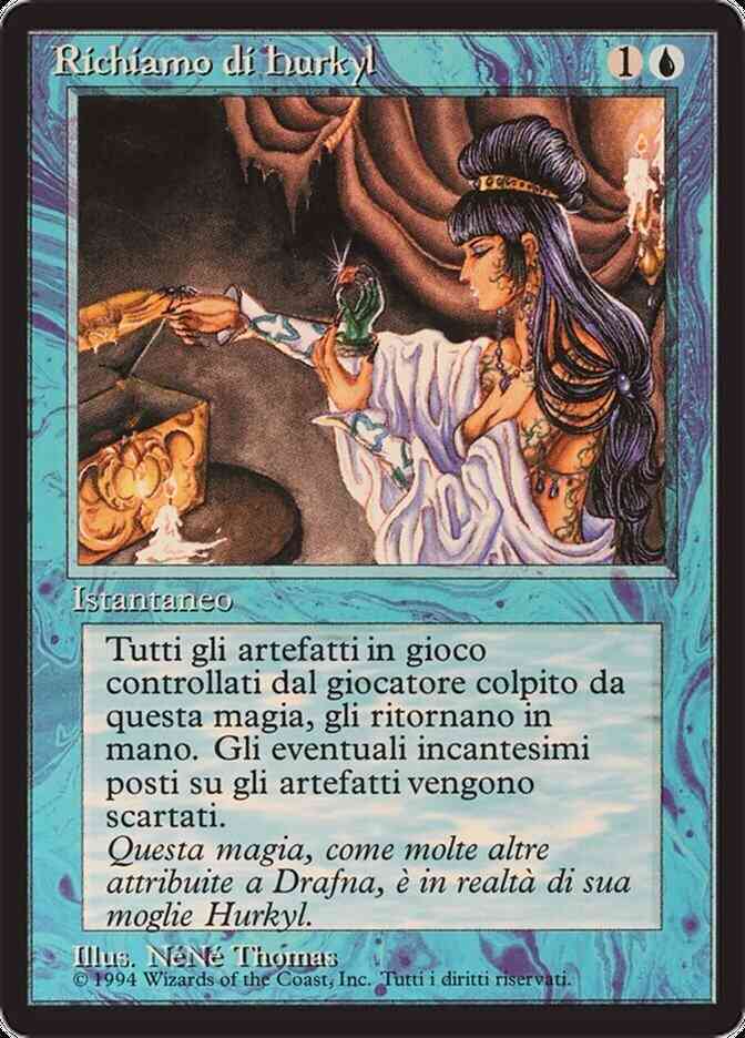Hurkyl's Recall - Italian [60] [Foreign Black Border: Italian] [Non-Foil]