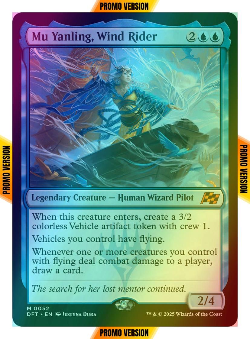 Mu Yanling, Wind Rider [52p] [Promo Pack] [Aetherdrift: Promos] [Foil]