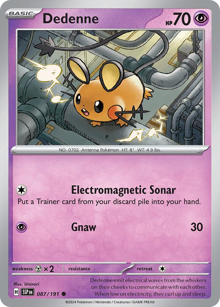 Dedenne - 087/191 - Common [sv08-087] [Non-Holo]