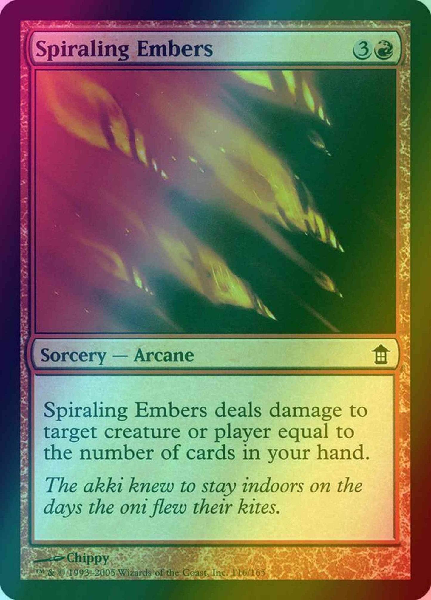 Spiraling Embers [116] [Saviors of Kamigawa] [Foil]