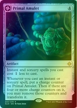 Primal Amulet // Primal Wellspring [243] [Ixalan] [Foil]