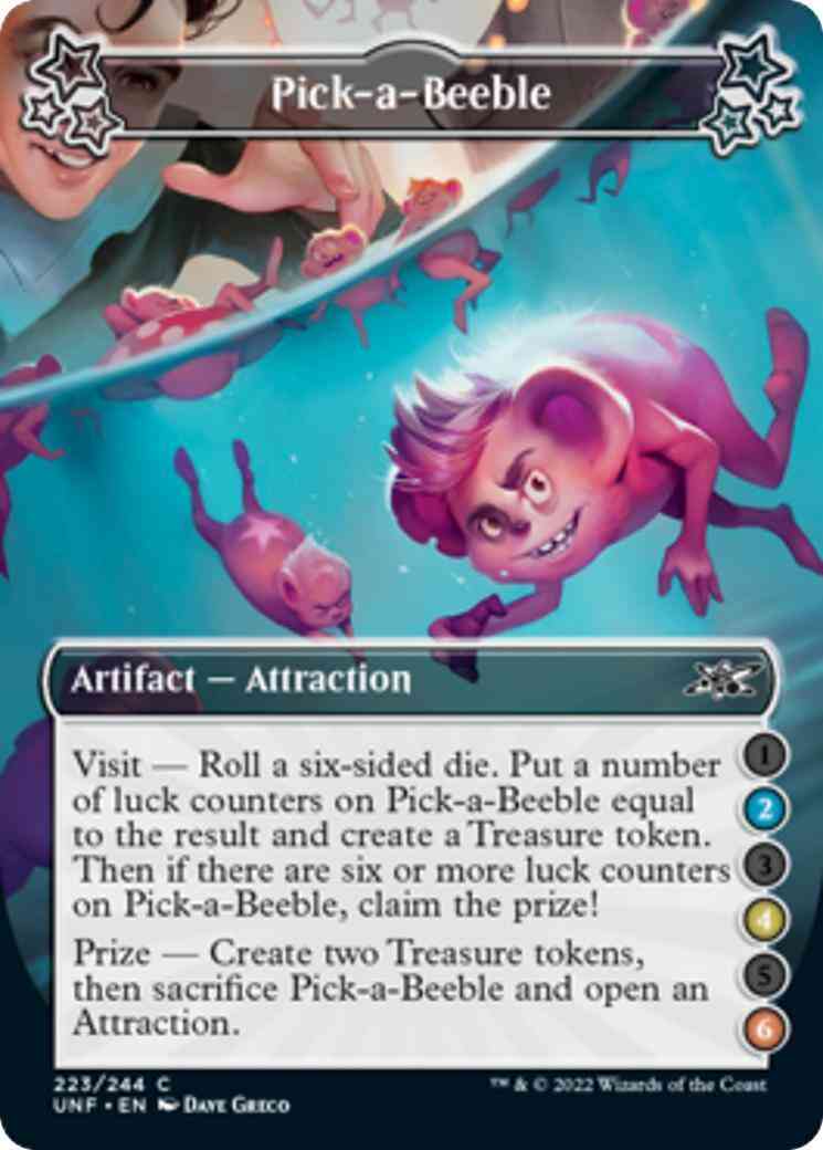 Pick-a-Beeble (2/4/6) [223b] [Borderless] [Unfinity] [Non-Foil]
