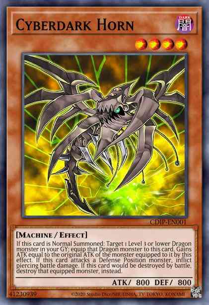 Cyberdark Horn - DP04-EN007 - Common - 1st Edition