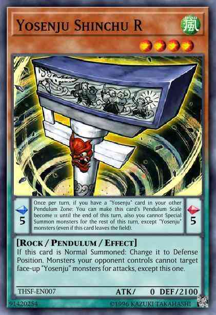 Yosenju Shinchu R - THSF-EN007 - Super Rare - 1st Edition