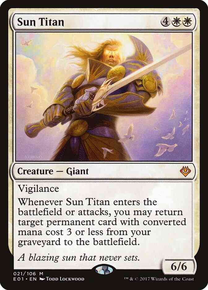 Sun Titan [21] [Archenemy: Nicol Bolas] [Non-Foil]