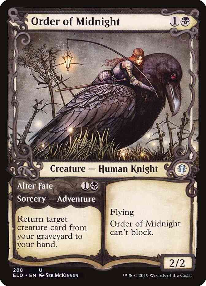 Order of Midnight // Alter Fate [288] [Adventure Showcase] [Throne of Eldraine] [Non-Foil]