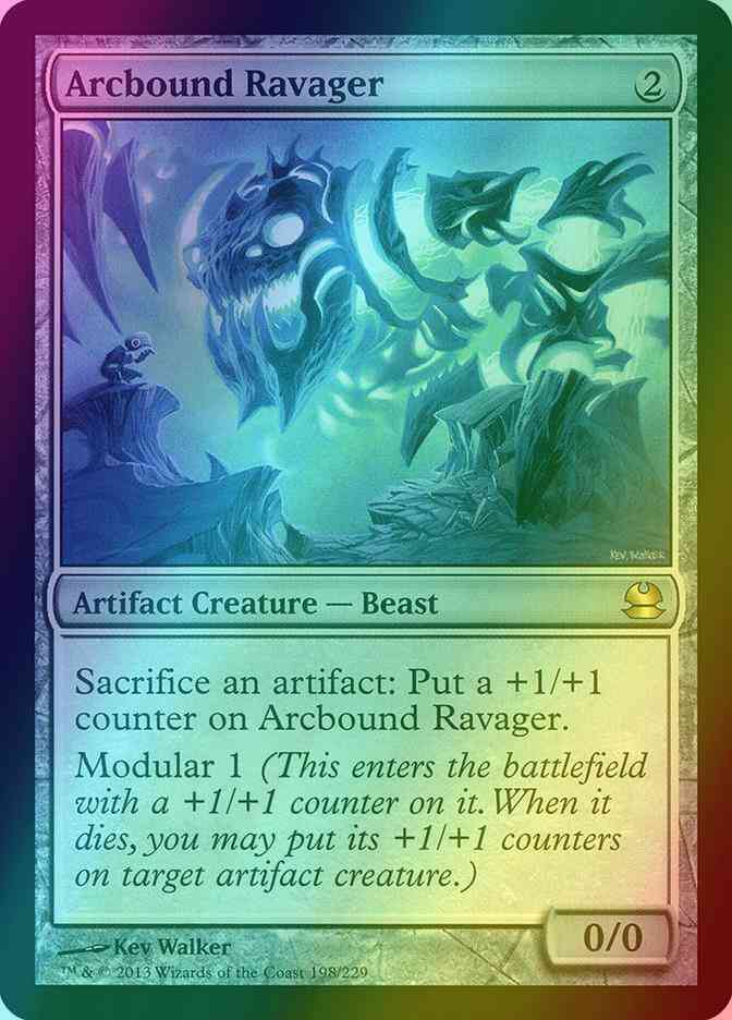 Arcbound Ravager [198] [Modern Masters] [Foil]