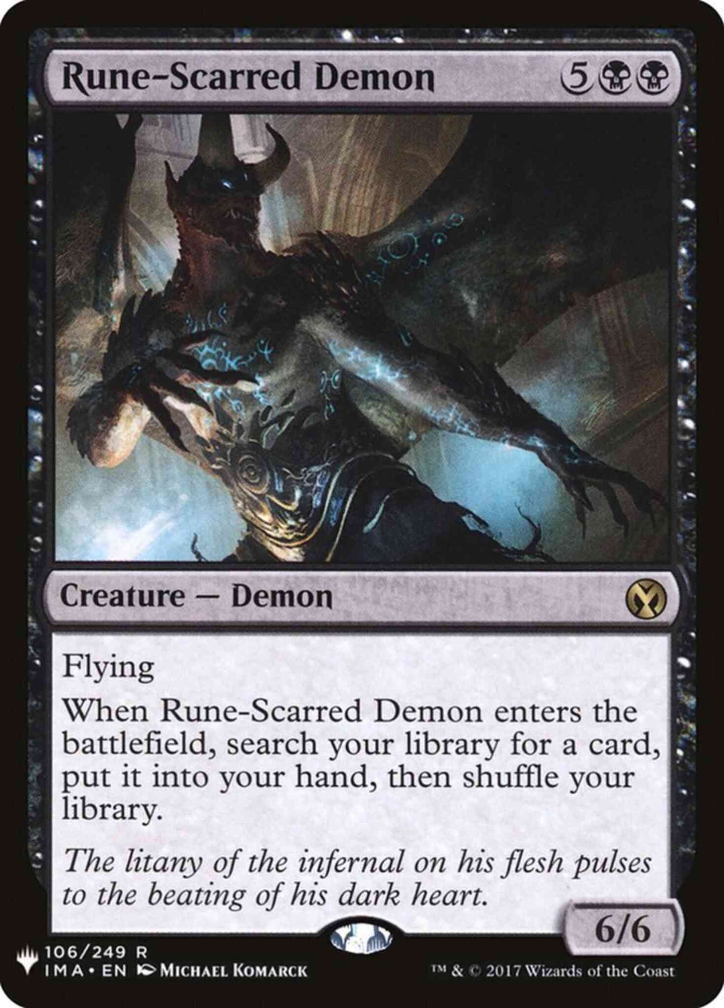 Rune-Scarred Demon [IMA-106] [The List] [Non-Foil]
