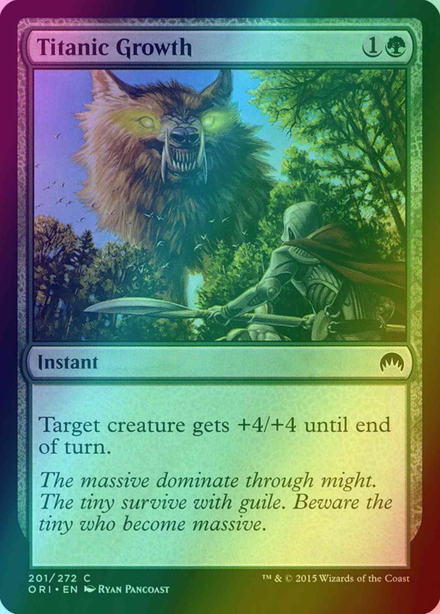 Titanic Growth [201] [Magic Origins] [Foil]