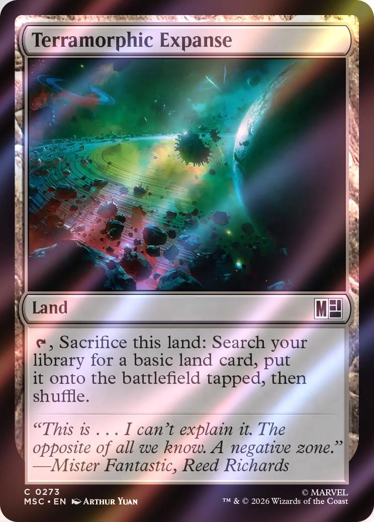 Terramorphic Expanse [273] [Marvel Super Heroes: Commander] [Surge Foil]