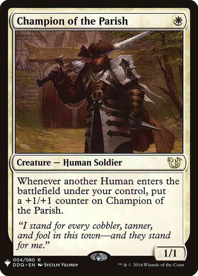 Champion of the Parish [DDQ-4] [The List] [Non-Foil]