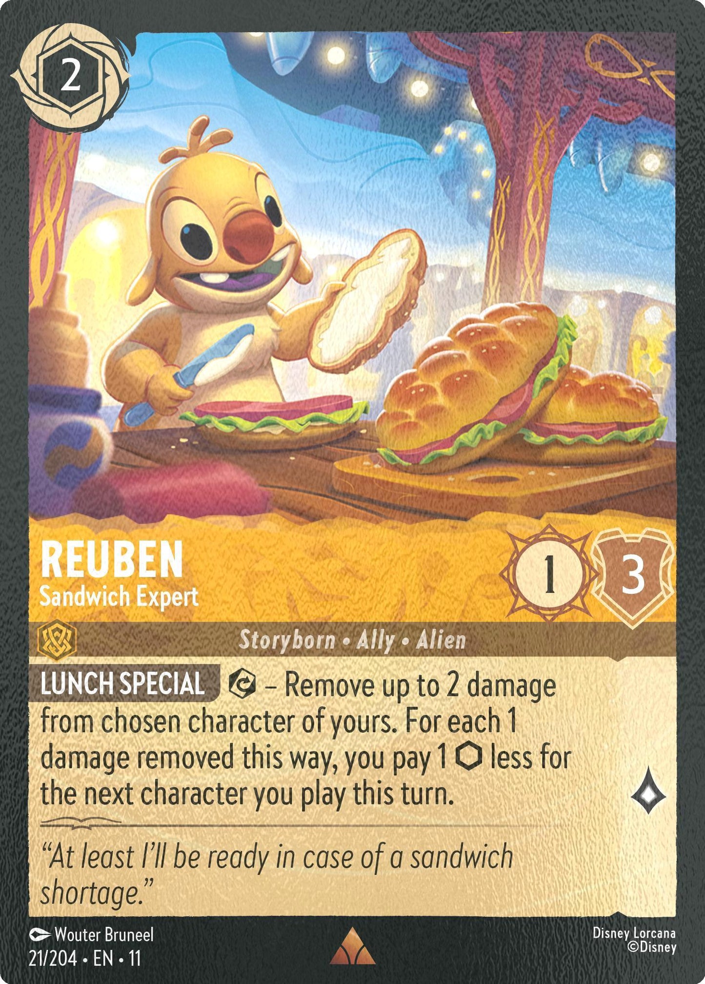 Reuben - Sandwich Expert - 21/204 [Winterspell] [Cold Foil]