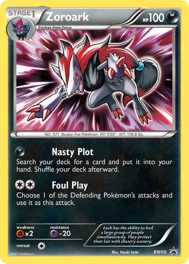 Zoroark - BW09 - Promo [bwp-BW09] [Holo]