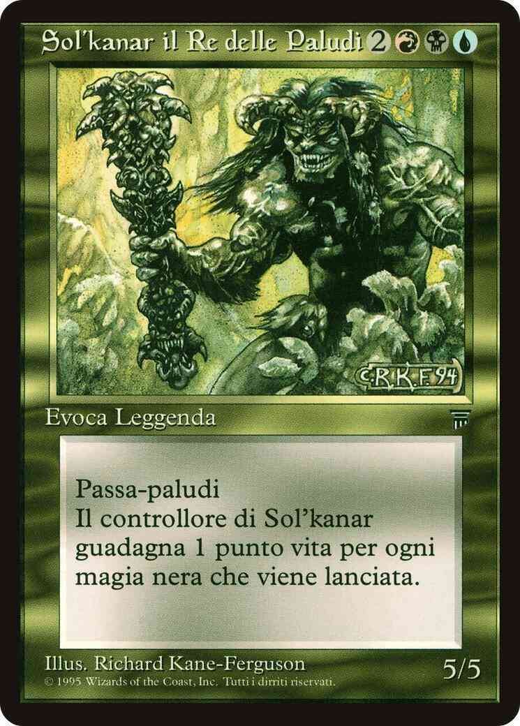 Sol'kanar the Swamp King - Italian [259] [Legends: Italian] [Non-Foil]