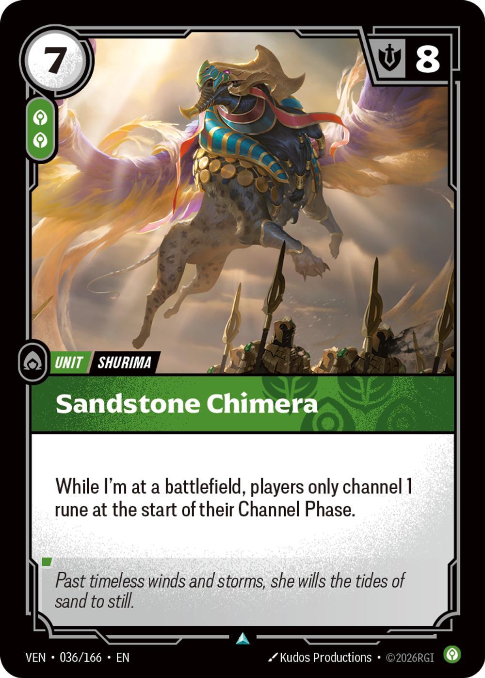 Sandstone Chimera - 036/166 [Vendetta] [Non-Foil]