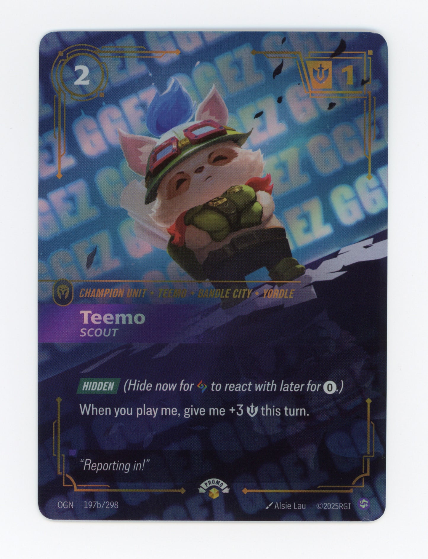 Teemo - Scout — GG EZ|Foil — ID 17429