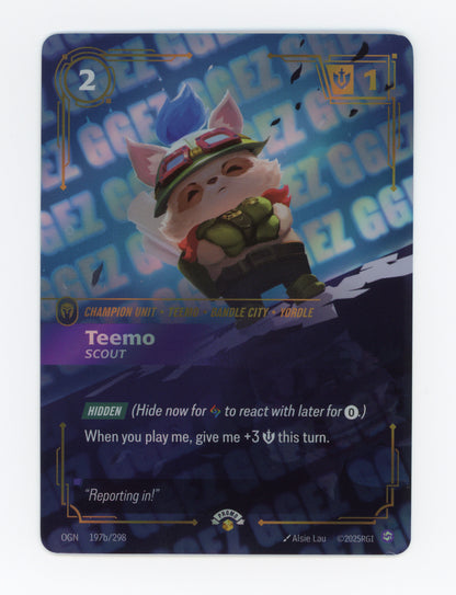 Teemo - Scout — GG EZ|Foil — ID 17429