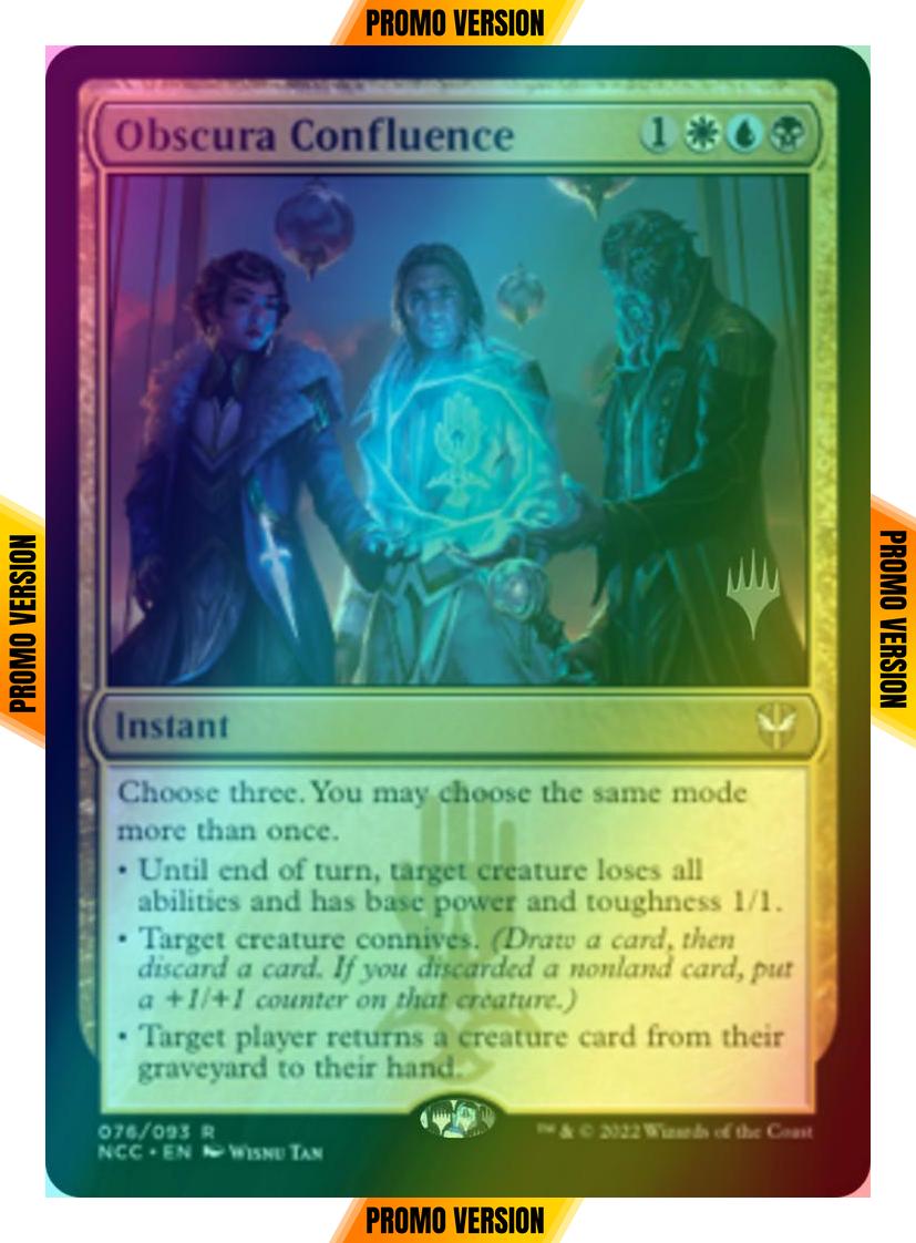 Obscura Confluence [Promo Pack] [76p] [Streets of New Capenna: Commander: Promos] [Foil]