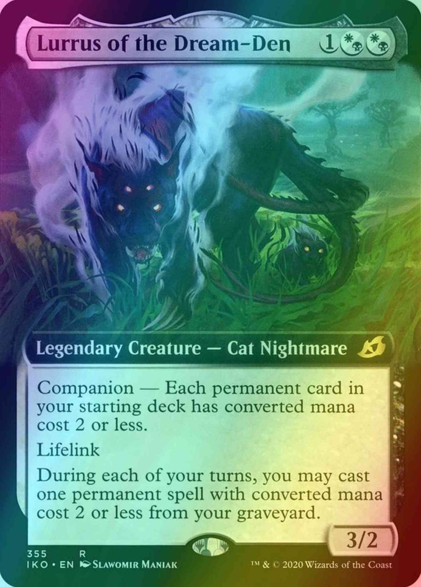 Lurrus of the Dream-Den [355] [Extended Art] [Ikoria: Lair of Behemoths] [Foil]