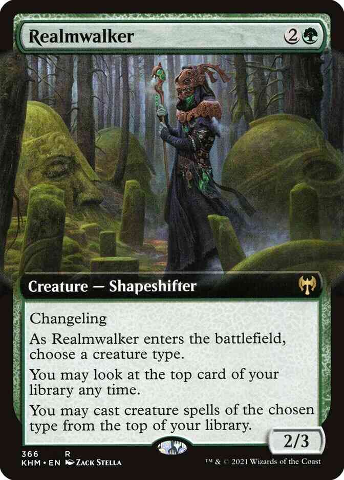 Realmwalker [366] [Extended Art] [Kaldheim] [Non-Foil]